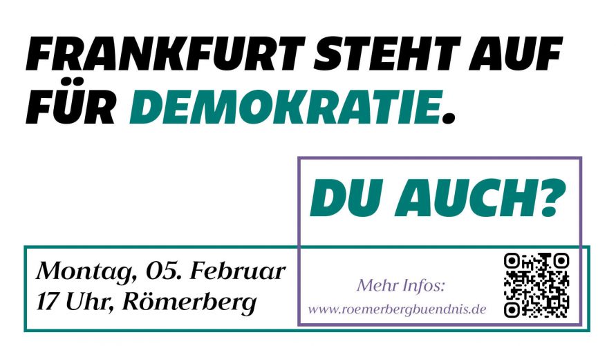 News 05.02.2024 - Frankfurt steht auf für die Demokratie